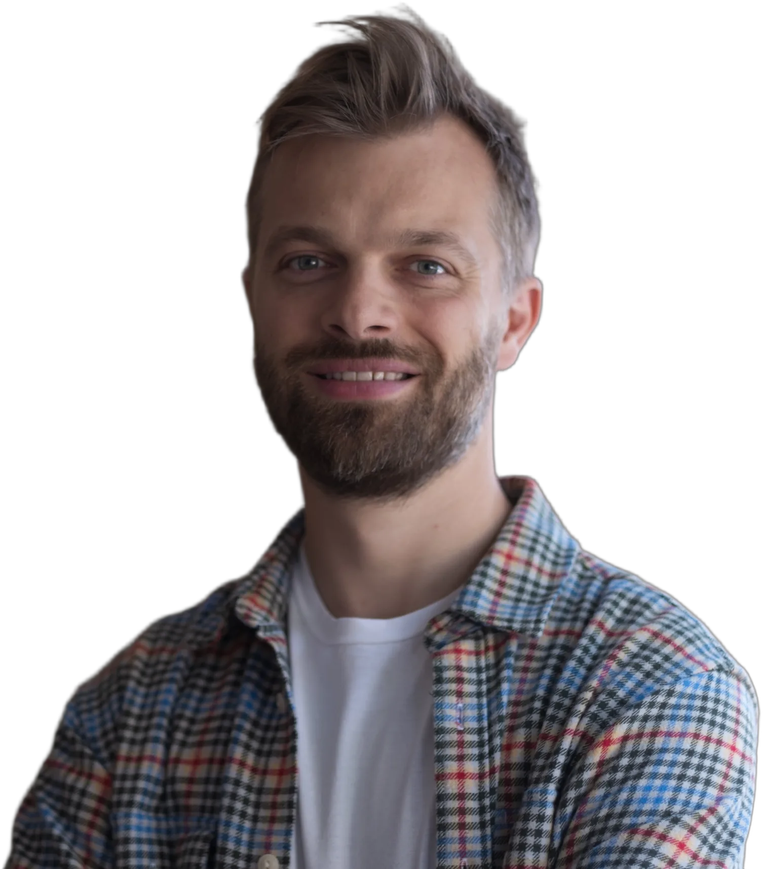 Mads Rasmussen smiler